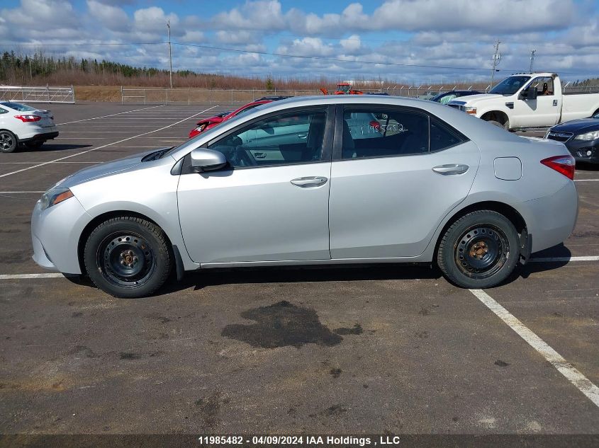 2015 Toyota Corolla L/Le/Le Pls/Prm/S/S Pls VIN: 2T1BURHE1FC398285 Lot: 11985482