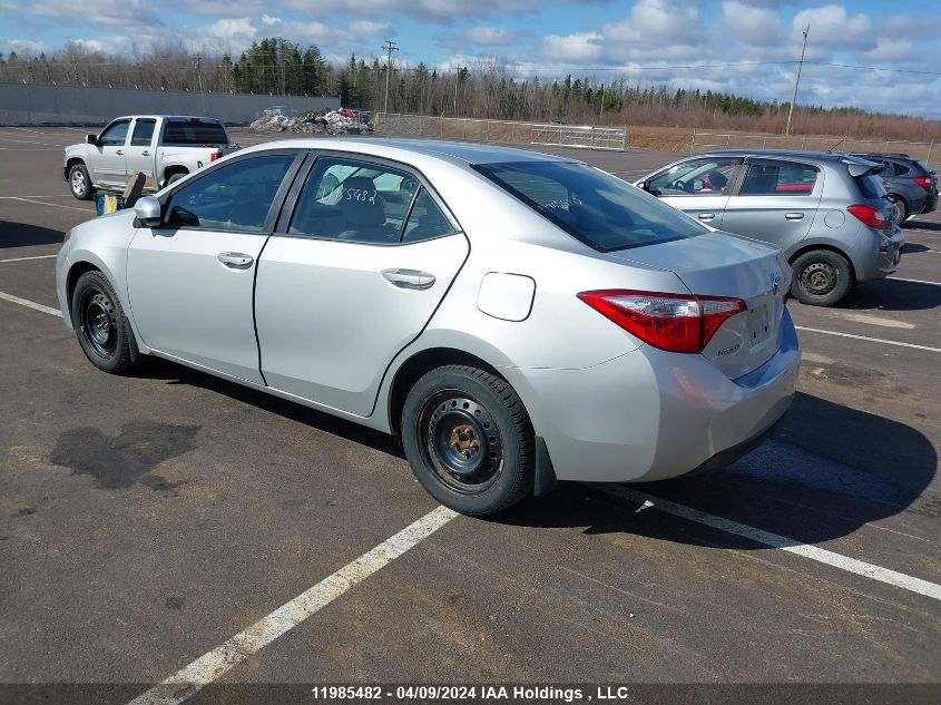 2015 Toyota Corolla L/Le/Le Pls/Prm/S/S Pls VIN: 2T1BURHE1FC398285 Lot: 11985482