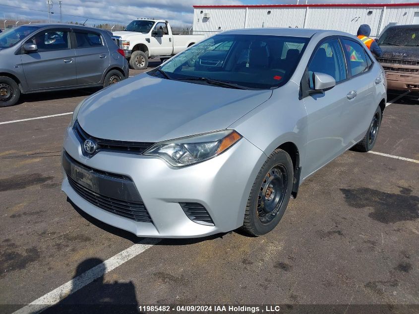 2015 Toyota Corolla L/Le/Le Pls/Prm/S/S Pls VIN: 2T1BURHE1FC398285 Lot: 11985482