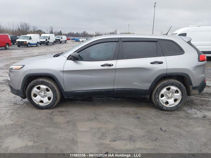 2016 Jeep Cherokee Sport VIN: 1C4PJMAS2GW358467 Lot: 11985556