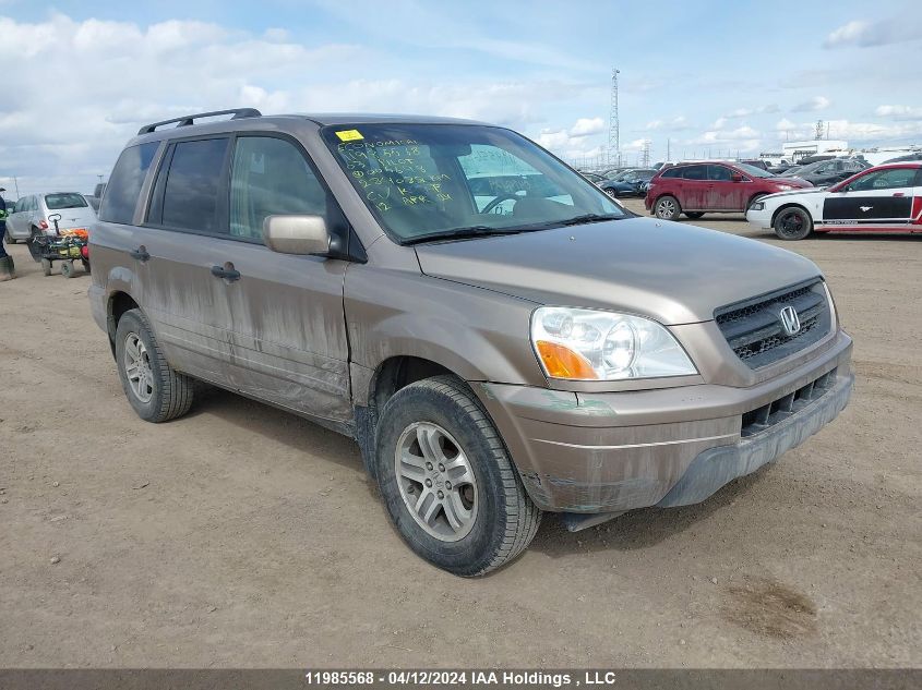 2003 Honda Pilot VIN: 2HKYF18543H005698 Lot: 39241482