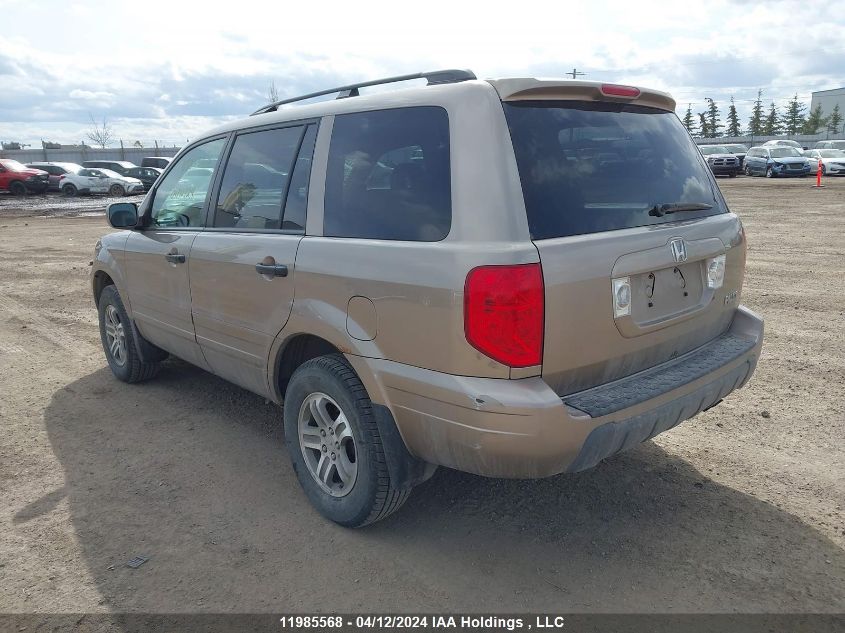 2003 Honda Pilot VIN: 2HKYF18543H005698 Lot: 39241482