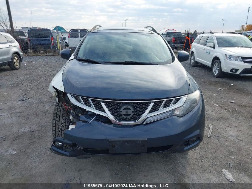 2012 Nissan Murano S/Sl/Le VIN: JN8AZ1MW9CW222475 Lot: 11985575