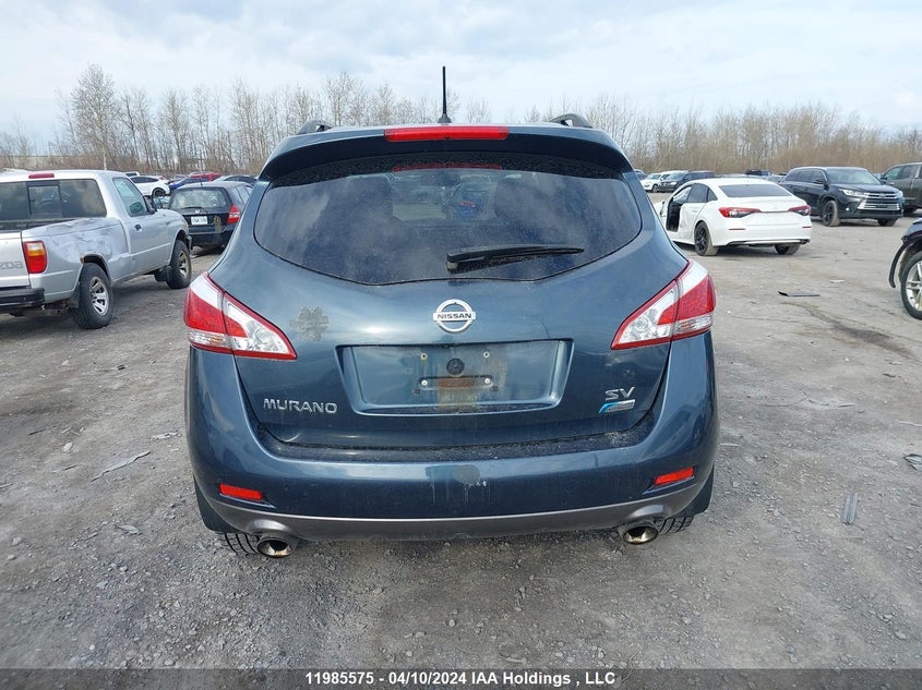 2012 Nissan Murano S/Sl/Le VIN: JN8AZ1MW9CW222475 Lot: 11985575