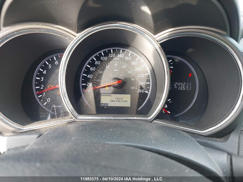 2012 Nissan Murano S/Sl/Le VIN: JN8AZ1MW9CW222475 Lot: 11985575