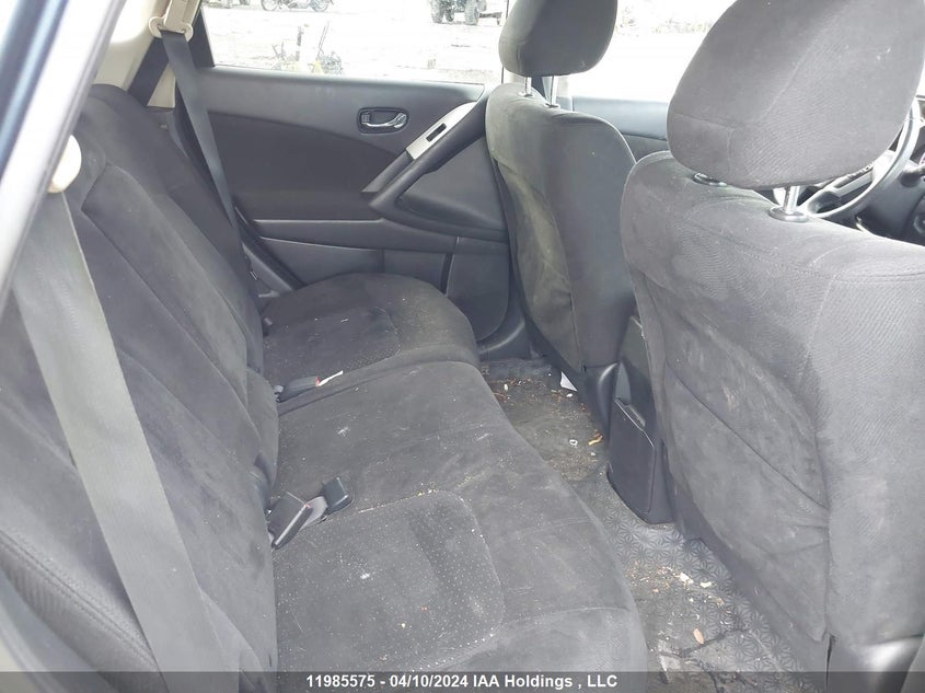 2012 Nissan Murano S/Sl/Le VIN: JN8AZ1MW9CW222475 Lot: 11985575