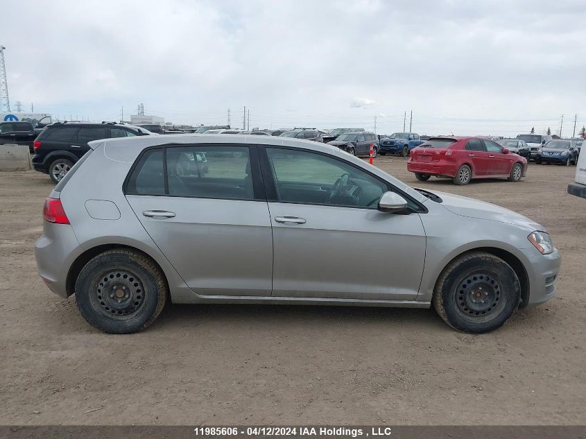 2015 Volkswagen Golf VIN: 3VW217AU2FM094028 Lot: 11985606