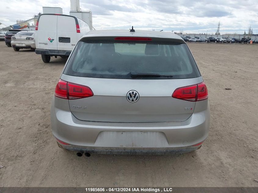 2015 Volkswagen Golf VIN: 3VW217AU2FM094028 Lot: 11985606