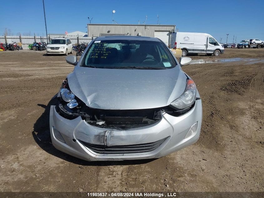 2012 Hyundai Elantra Gls/Limited VIN: 5NPDH4AE4CH130138 Lot: 11985637