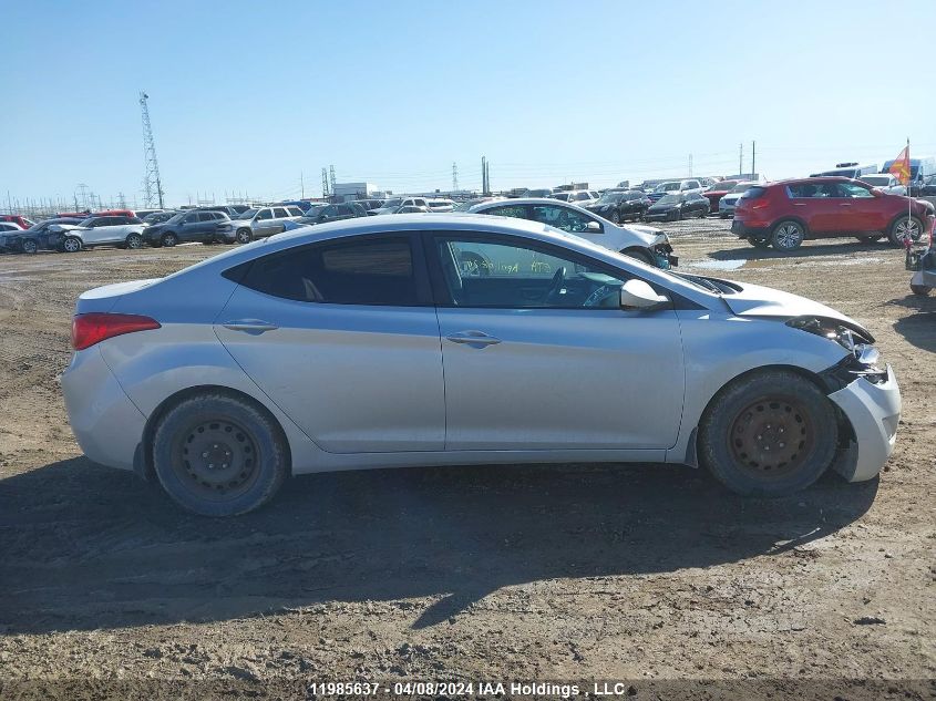 2012 Hyundai Elantra Gls/Limited VIN: 5NPDH4AE4CH130138 Lot: 11985637