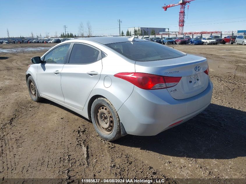 2012 Hyundai Elantra Gls/Limited VIN: 5NPDH4AE4CH130138 Lot: 11985637