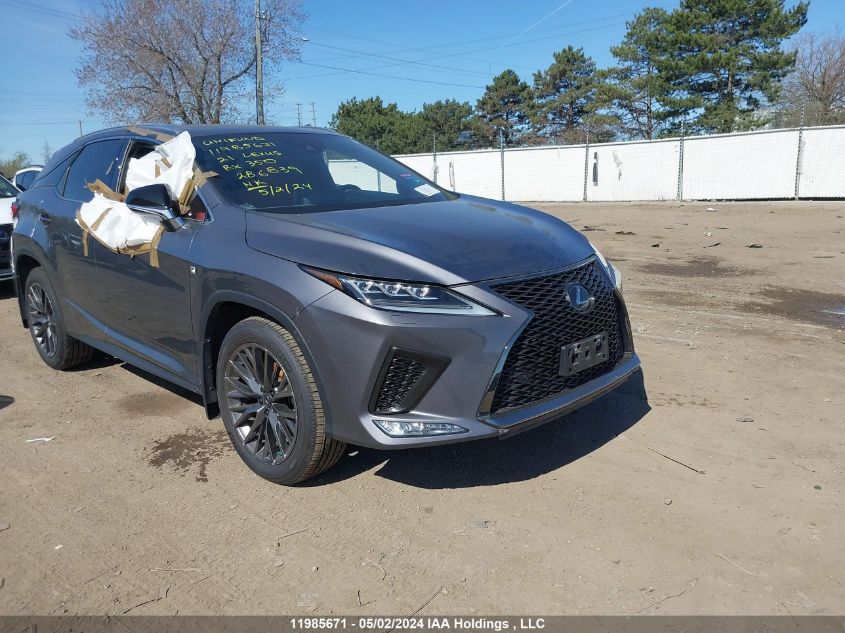 2021 Lexus Rx 350 F-Sport VIN: 2T2YZMDA3MC286839 Lot: 11985671