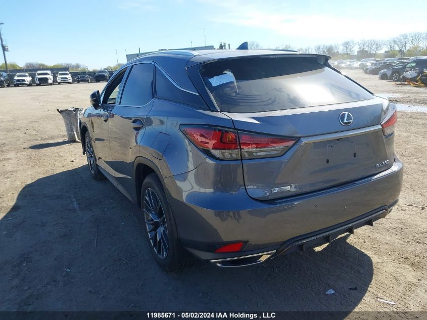 2021 Lexus Rx 350 F-Sport VIN: 2T2YZMDA3MC286839 Lot: 11985671