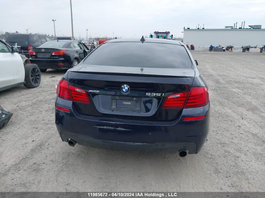 2013 BMW 5 Series VIN: WBAFU7C54DDU74849 Lot: 11985672