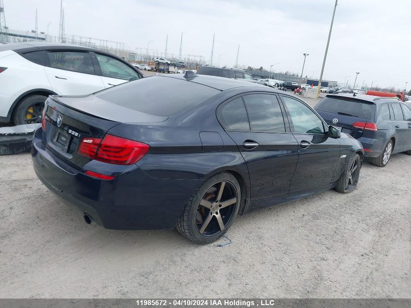 2013 BMW 5 Series VIN: WBAFU7C54DDU74849 Lot: 11985672