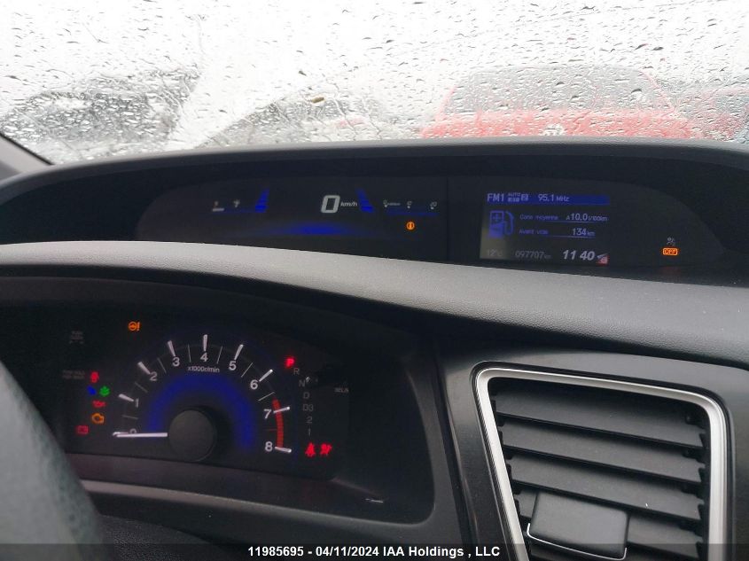 2013 Honda Civic VIN: 2HGFB2F49DH041840 Lot: 11985695