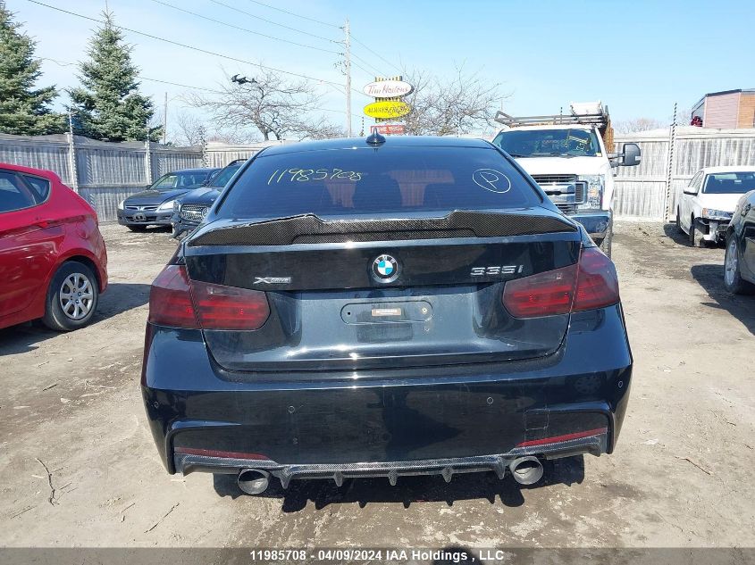 2015 BMW 3 Series 335I xDrive VIN: WBA3B9C58FP459356 Lot: 11985708