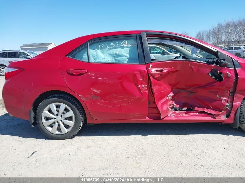 2014 Toyota Corolla L/Le/Le Pls/Prm/S/S Pls VIN: 2T1BURHE4EC119183 Lot: 11985739