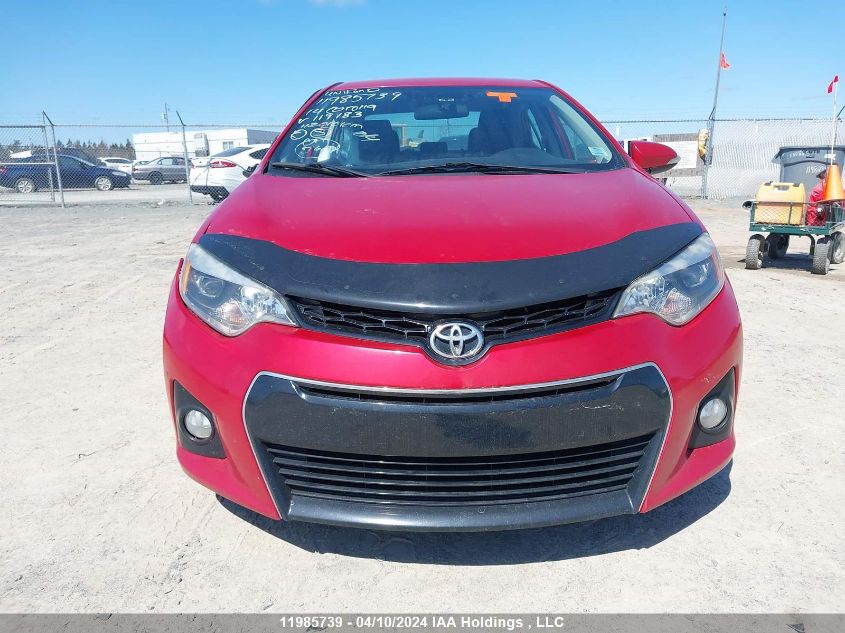 2014 Toyota Corolla L/Le/Le Pls/Prm/S/S Pls VIN: 2T1BURHE4EC119183 Lot: 11985739