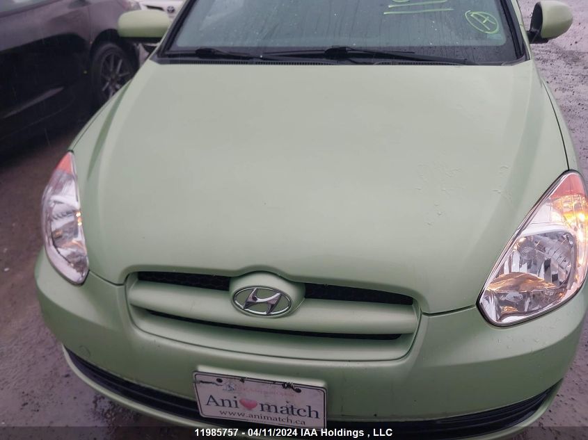 2010 Hyundai Accent VIN: KMHCN3BC8AU183449 Lot: 11985757