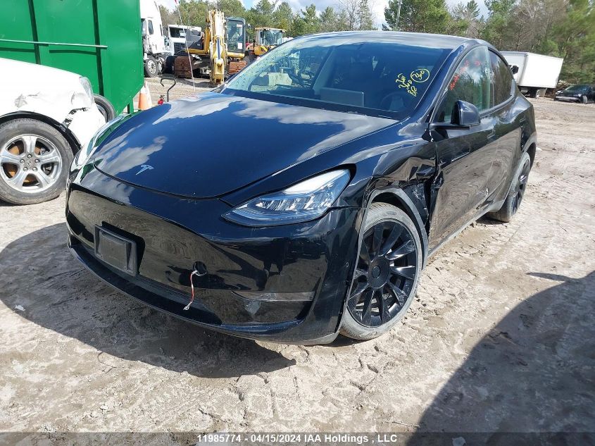 2022 Tesla Model Y VIN: 7SAYGDEE0NF433615 Lot: 11985774