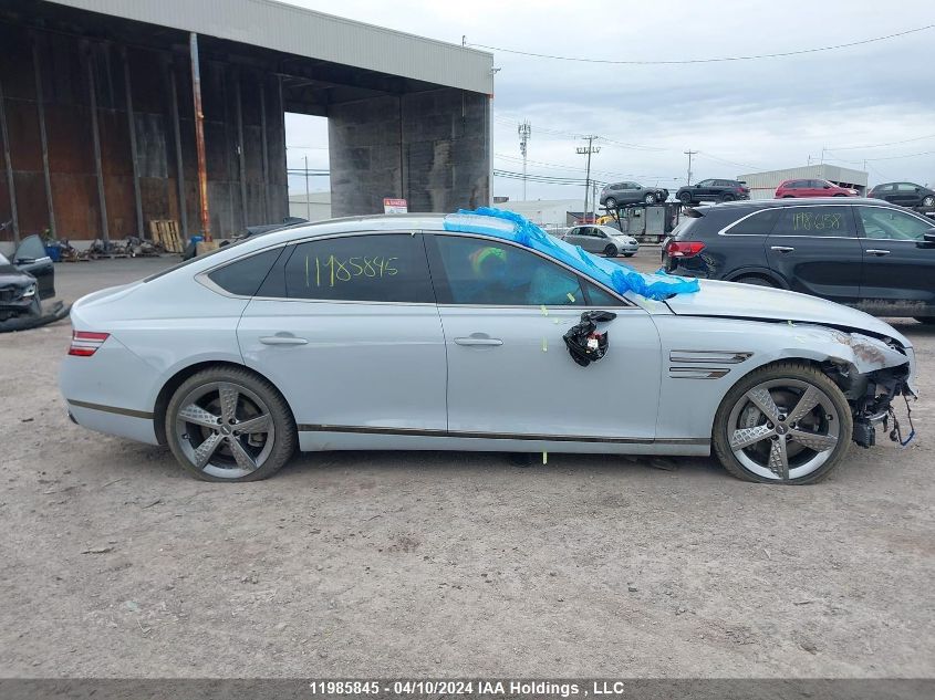 2022 Genesis G80 3.5T Sport Awd VIN: KMTGB4SDXNU123032 Lot: 11985845