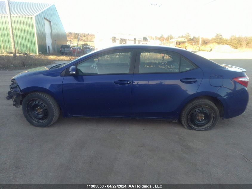 2016 Toyota Corolla L/Le/Le Pls/Prm/S/S Pls VIN: 2T1BURHE5GC591752 Lot: 11985853