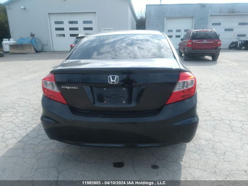 2012 Honda Civic Lx VIN: 2HGFB2F51CH102895 Lot: 11985905