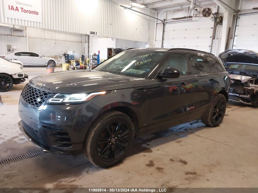 2020 Land Rover Range Rover Velar VIN: SALYK2FX1LA242302 Lot: 11985914