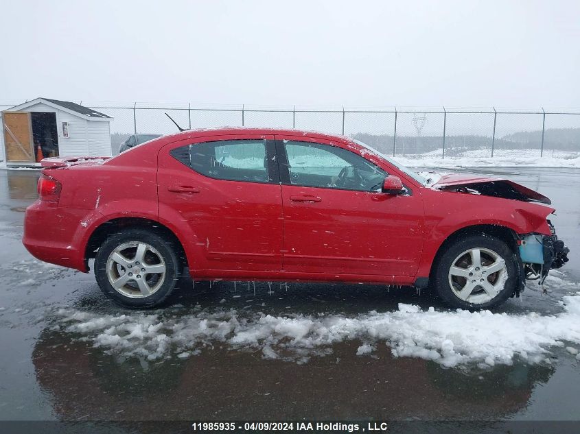 2012 Dodge Avenger Sxt VIN: 1C3CDZCB7CN293393 Lot: 11985935
