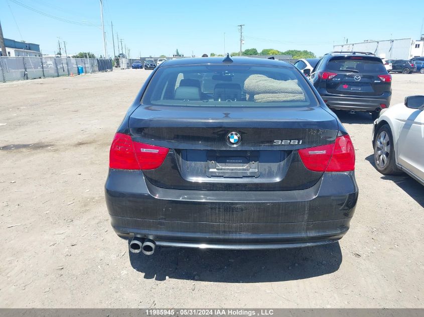 2011 BMW 328 Xi VIN: WBAPK7C55BA818987 Lot: 11985945