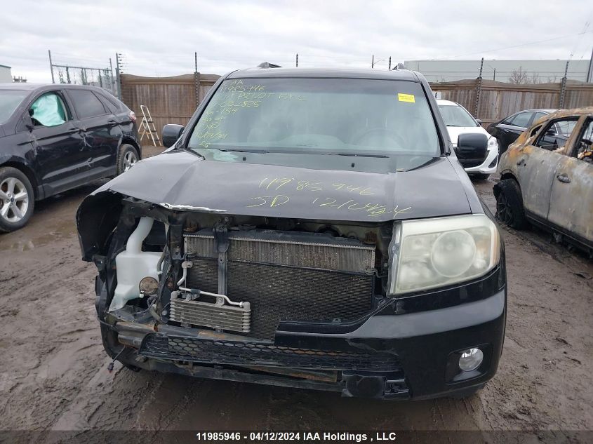 2011 Honda Pilot Ex-L VIN: 5FNYF4H7XBB032825 Lot: 11985946