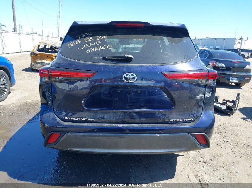 2023 Toyota Highlander Limited VIN: 5TDKDRBH1PS000052 Lot: 11985952
