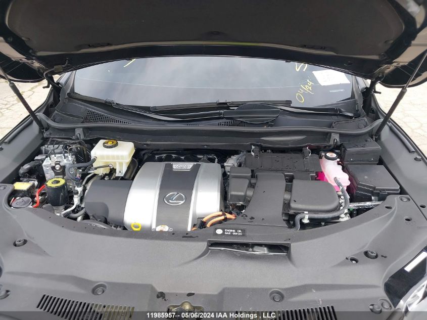 2022 Lexus Rx 450H F-Sport VIN: 2T2YGMDA6NC086125 Lot: 11985957