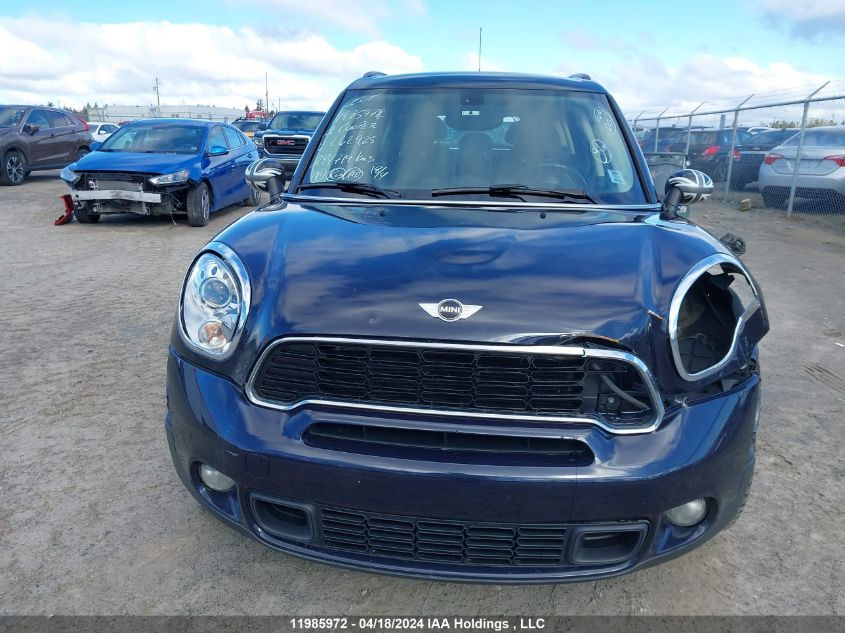 2012 Mini Cooper Countryman VIN: WMWZC5C55CWL62925 Lot: 11985972