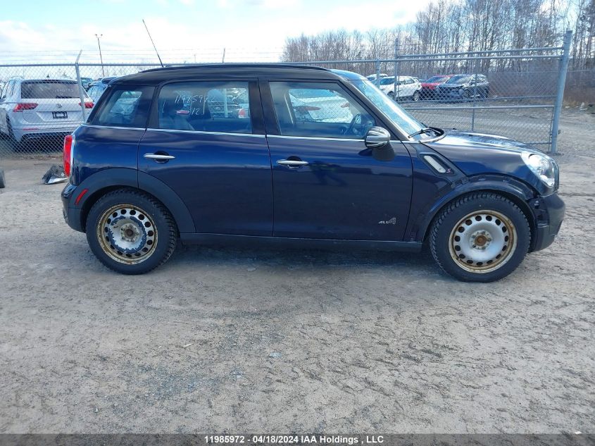 2012 Mini Cooper Countryman VIN: WMWZC5C55CWL62925 Lot: 11985972