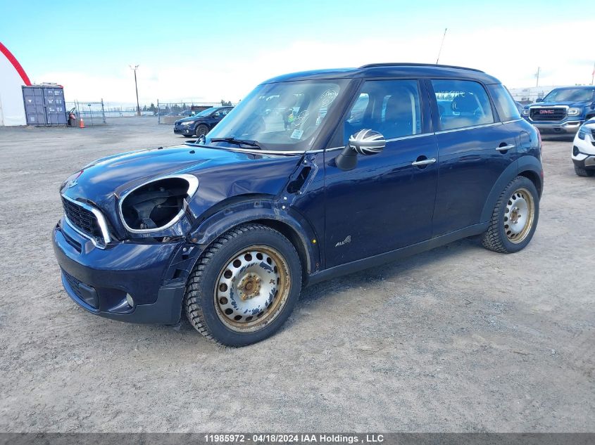 2012 Mini Cooper Countryman VIN: WMWZC5C55CWL62925 Lot: 11985972