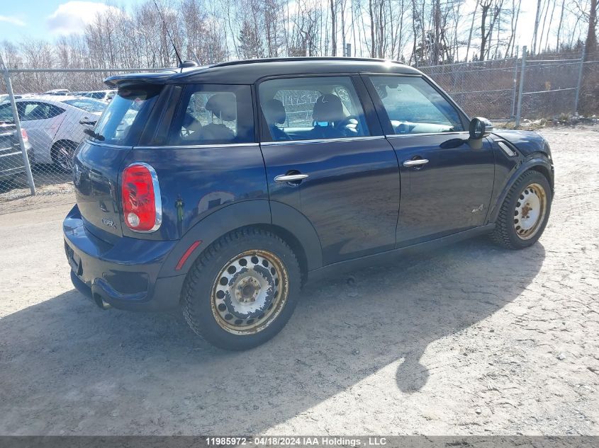 2012 Mini Cooper Countryman VIN: WMWZC5C55CWL62925 Lot: 11985972