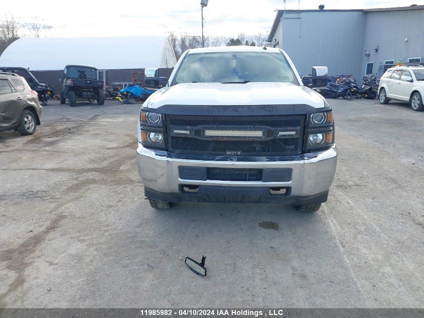 2016 Chevrolet Silverado 2500Hd VIN: 1GC1KWEGXGF190839 Lot: 11985982