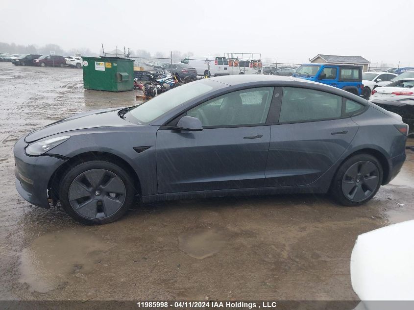 2022 Tesla Model 3 VIN: 5YJ3E1EB3NF127493 Lot: 11985998