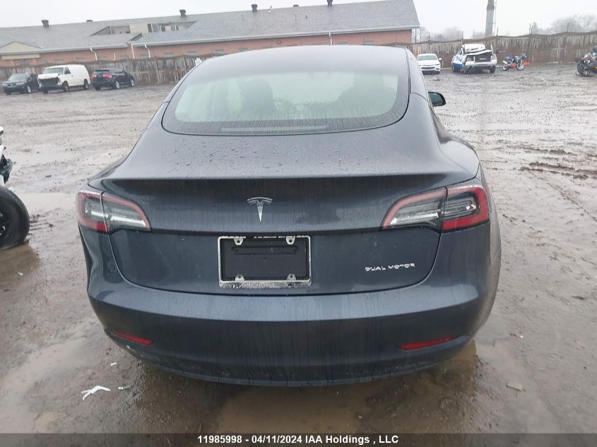 2022 Tesla Model 3 VIN: 5YJ3E1EB3NF127493 Lot: 11985998