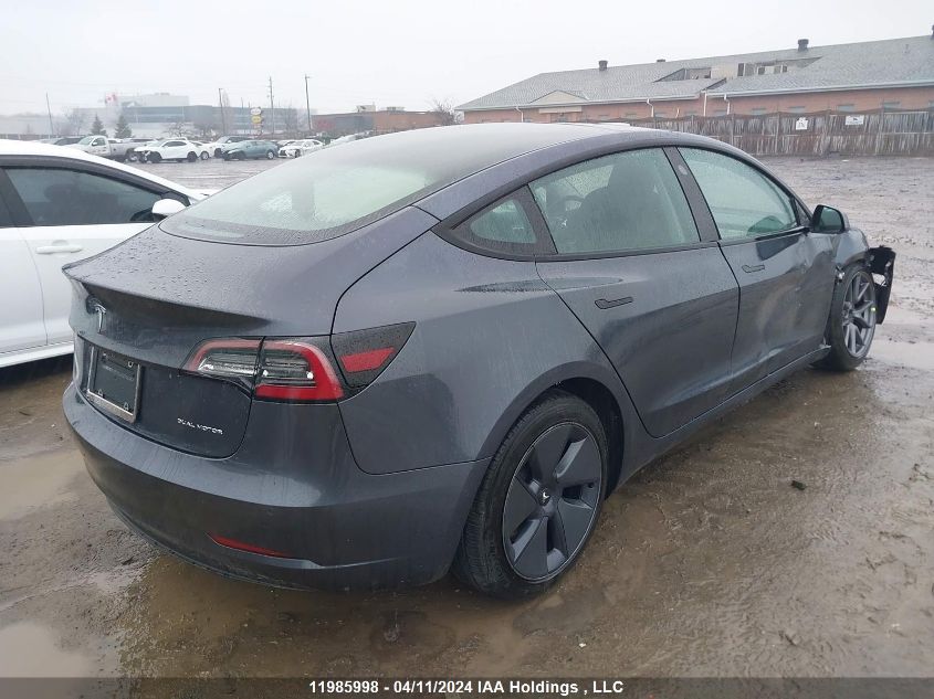 2022 Tesla Model 3 VIN: 5YJ3E1EB3NF127493 Lot: 11985998