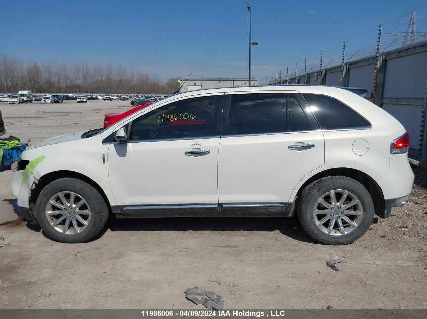 2012 Lincoln Mkx VIN: 2LMDJ8JK2CBL00106 Lot: 11986006