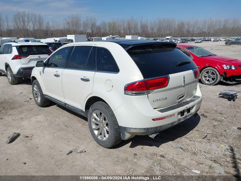 2012 Lincoln Mkx VIN: 2LMDJ8JK2CBL00106 Lot: 11986006