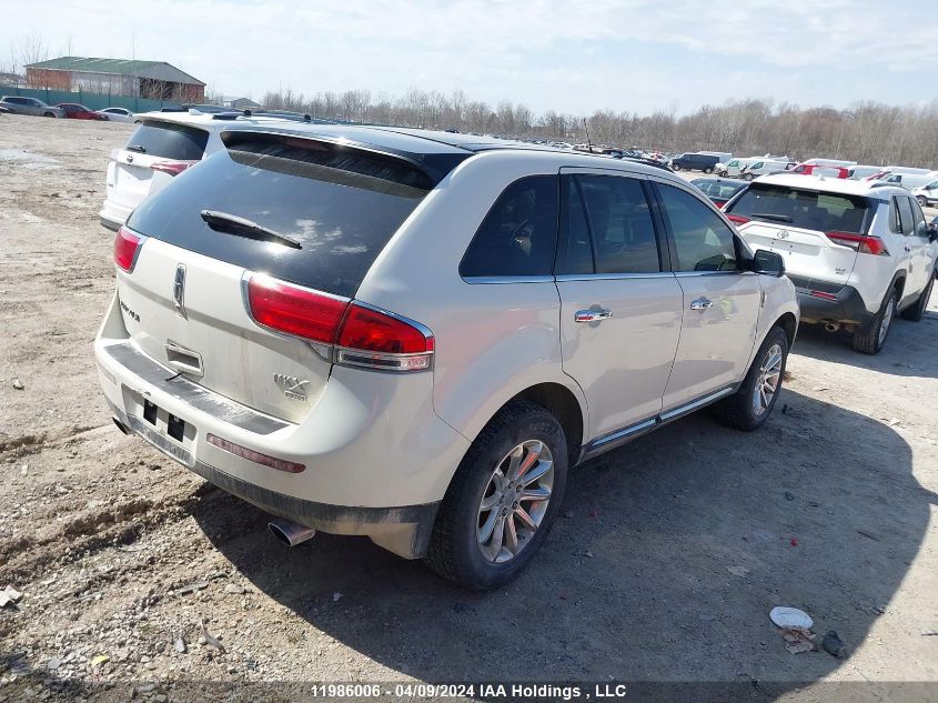 2012 Lincoln Mkx VIN: 2LMDJ8JK2CBL00106 Lot: 11986006