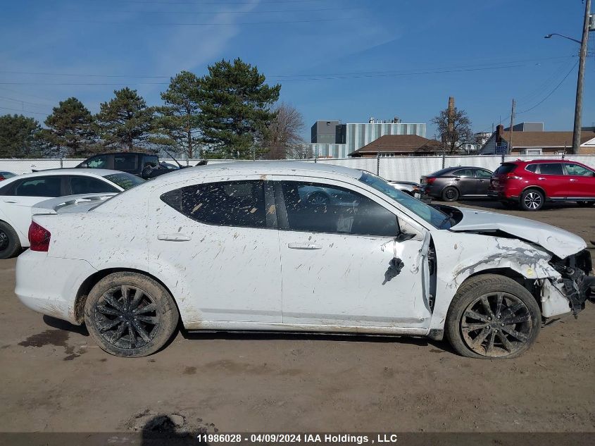 2012 Dodge Avenger Sxt VIN: 1C3CDZCB0CN270540 Lot: 39240701