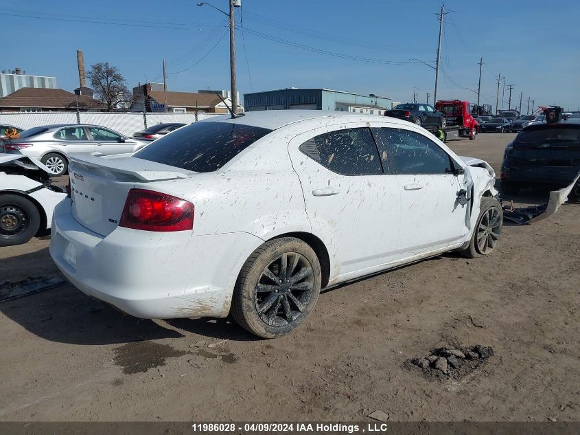 2012 Dodge Avenger Sxt VIN: 1C3CDZCB0CN270540 Lot: 39240701