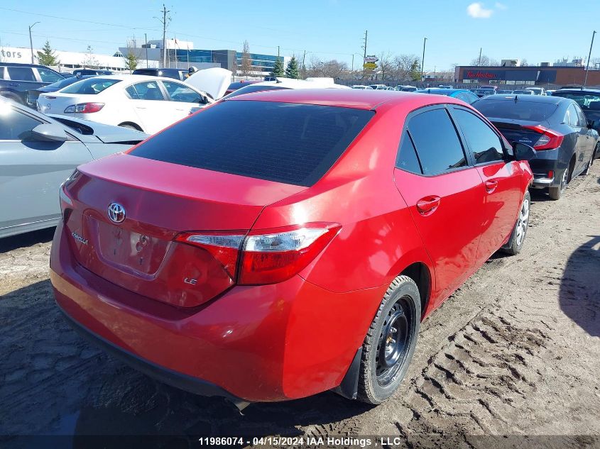 2015 Toyota Corolla VIN: 2T1BURHE4FC418044 Lot: 11986074