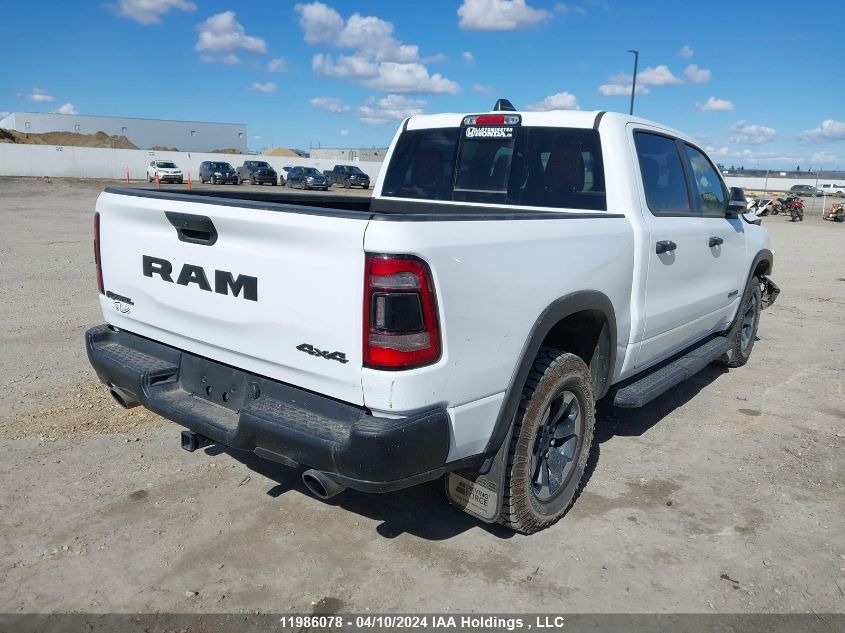 2022 Ram 1500 Rebel VIN: 1C6SRFLTXNN378593 Lot: 39240071