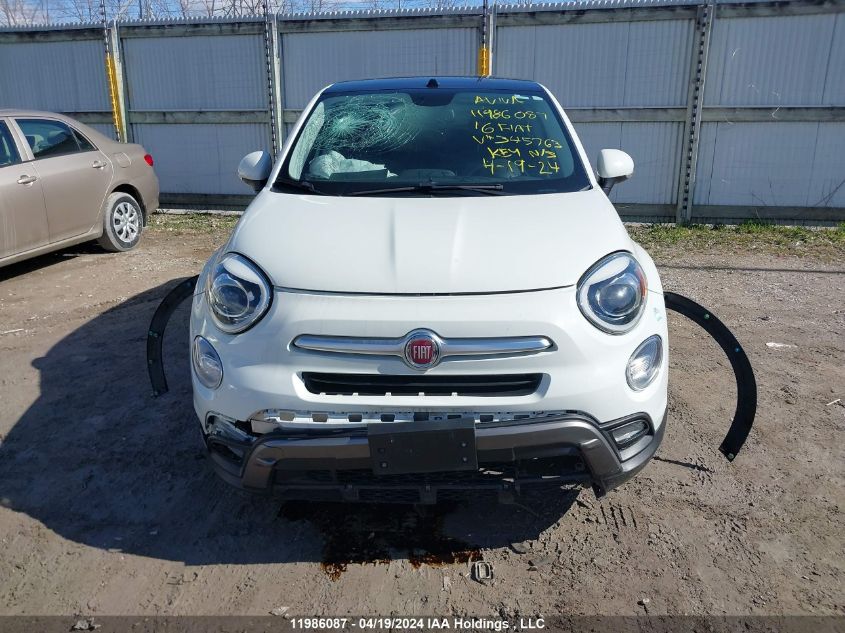 2016 Fiat 500X Trekking Plus VIN: ZFBCFXET5GP345763 Lot: 39241313